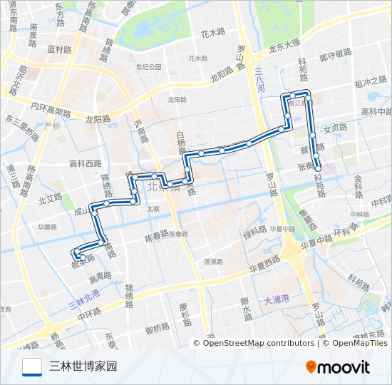 161路 bus Line Map