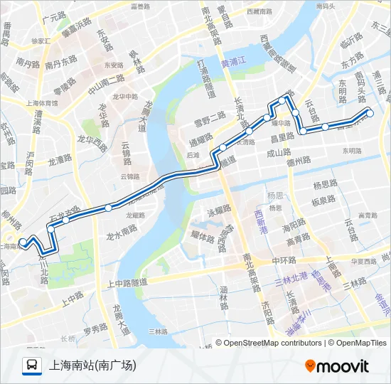 164路 Bus Line Map