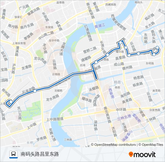 164路 Bus Line Map