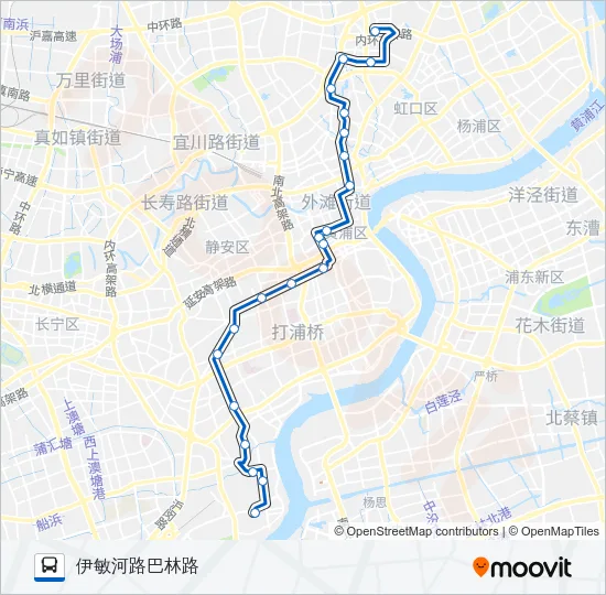 167路 Bus Line Map