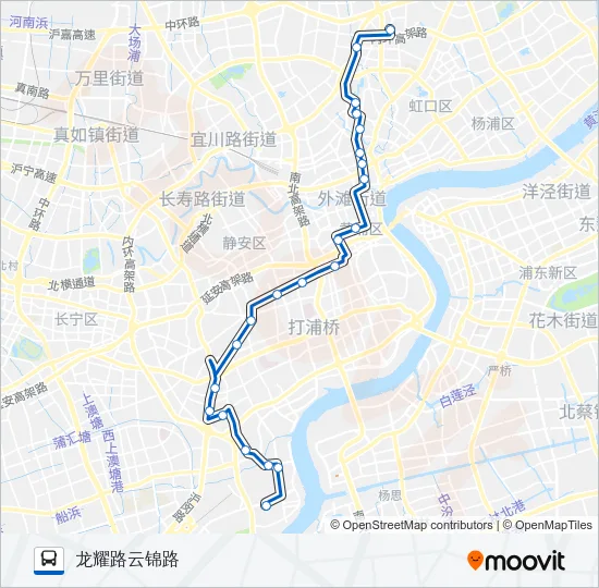 167路 Bus Line Map