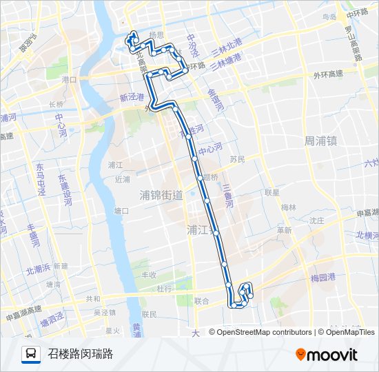 公交174路的线路图