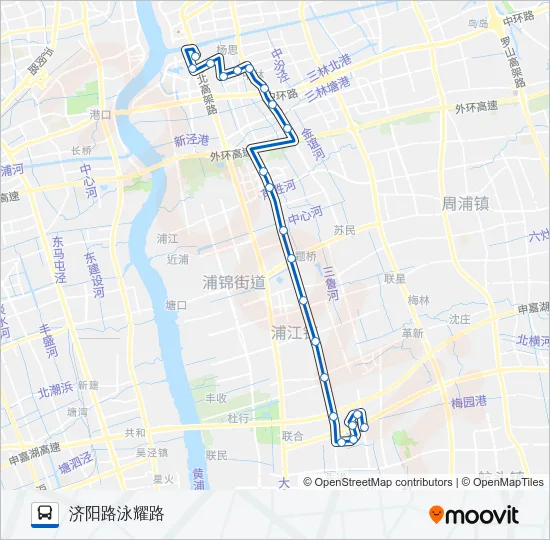 174路 Bus Line Map