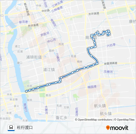 175路 Bus Line Map