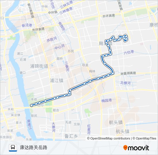 公交175路的线路图