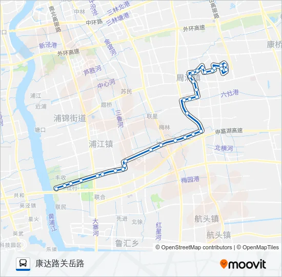 175路 Bus Line Map