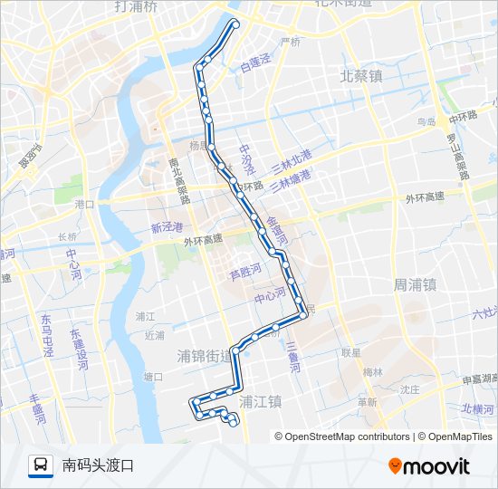 公交177路的线路图