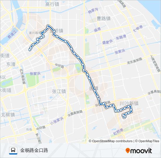 182路 Bus Line Map