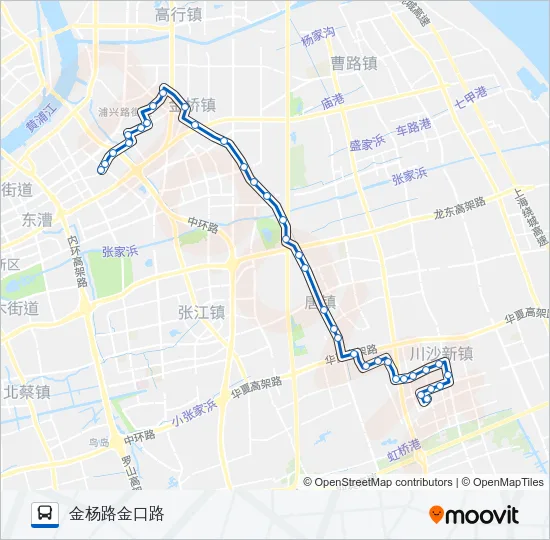 182路 Bus Line Map