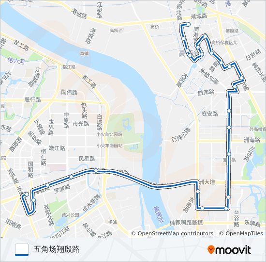 453路 bus Line Map