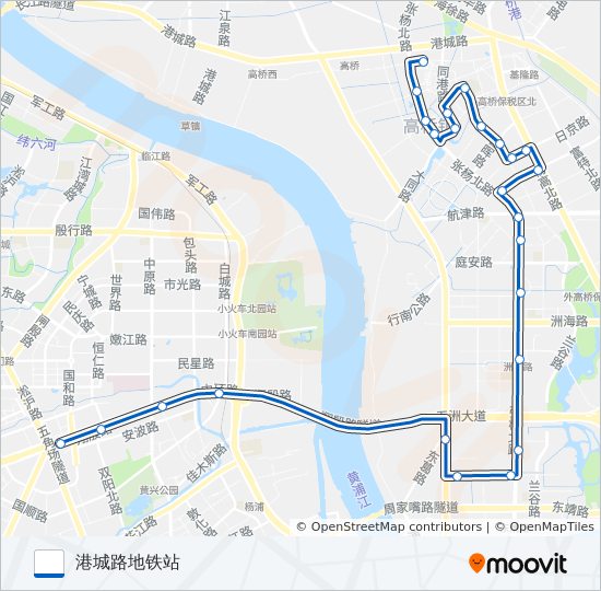 453路 bus Line Map
