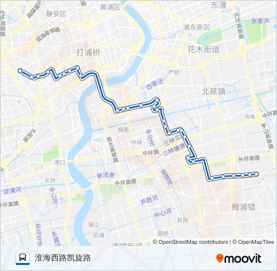 572路 bus Line Map