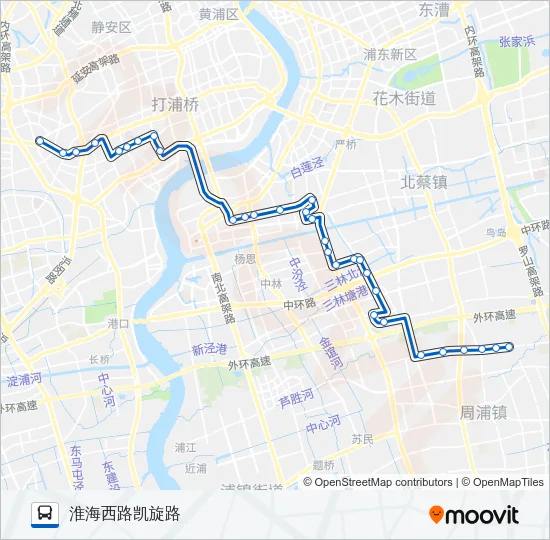 572路 Bus Line Map