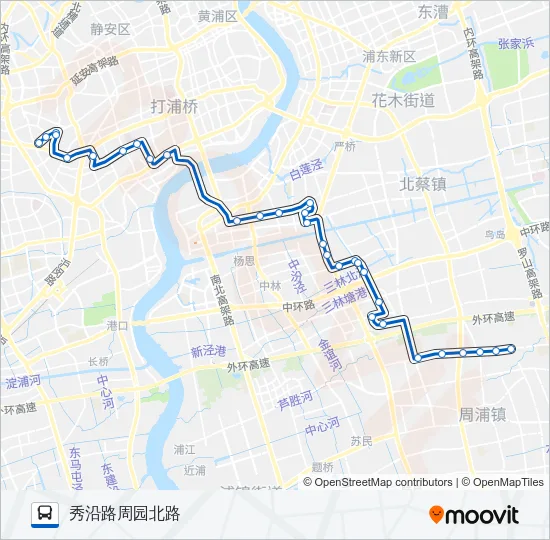 572路 Bus Line Map
