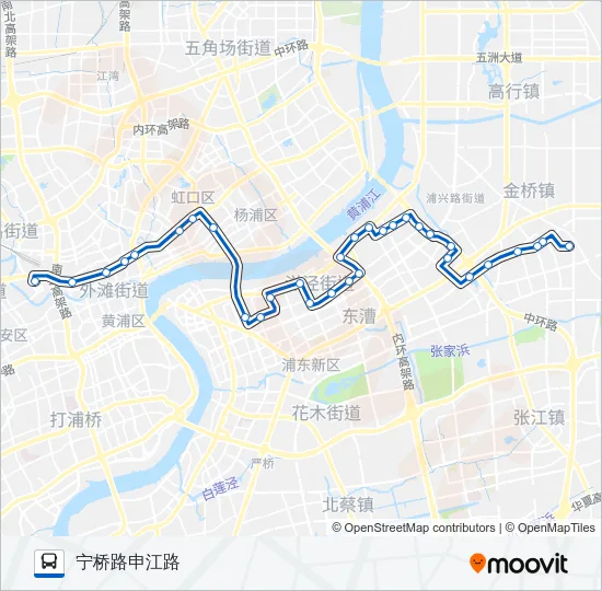 573路 Bus Line Map
