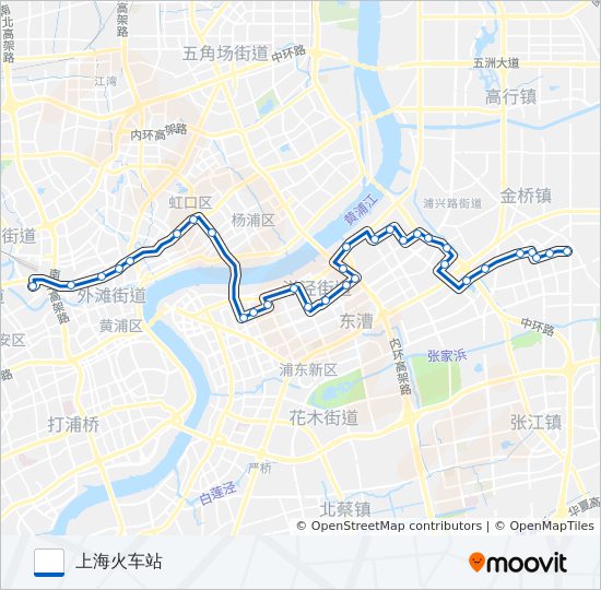 573路 bus Line Map