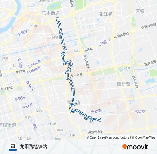 581路 Bus Line Map