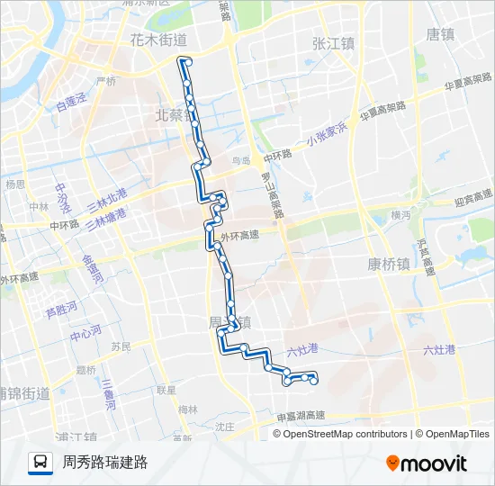 581路 Bus Line Map