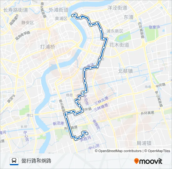 583路 Bus Line Map