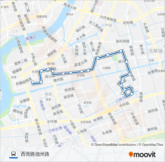 604路 Bus Line Map