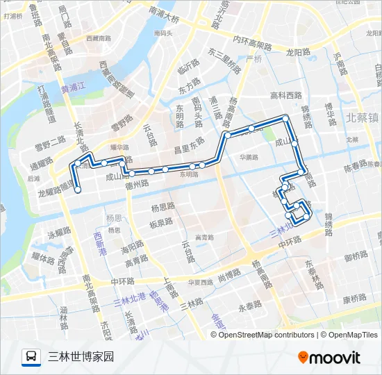 604路 Bus Line Map