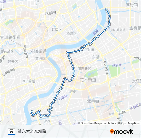 610路 Bus Line Map