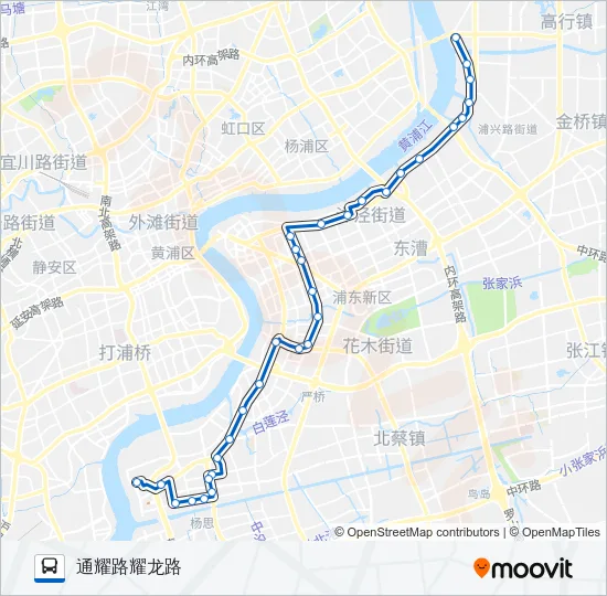 610路 Bus Line Map