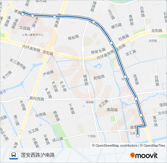 614路 Bus Line Map