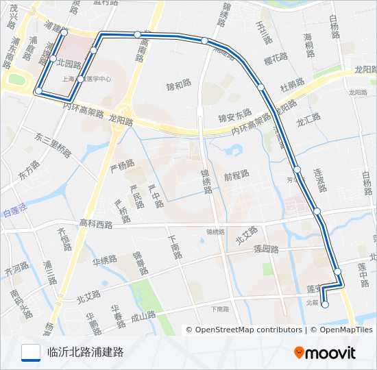 614路 bus Line Map