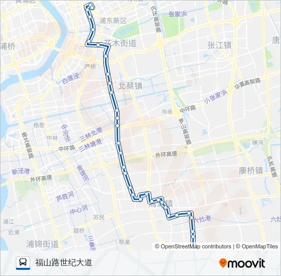 639路 Bus Line Map