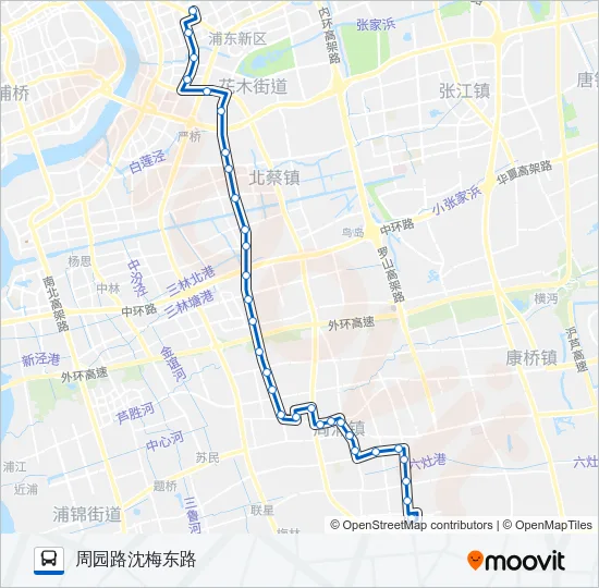 639路 Bus Line Map
