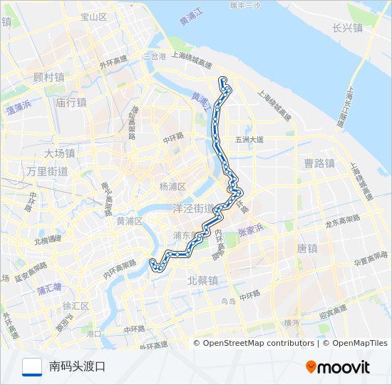 640路 bus Line Map