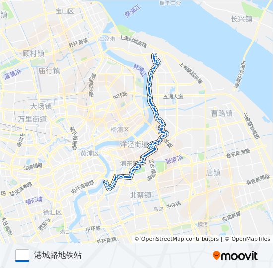 640路 bus Line Map