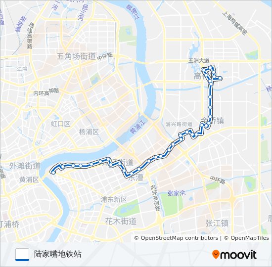 公交774路的线路图