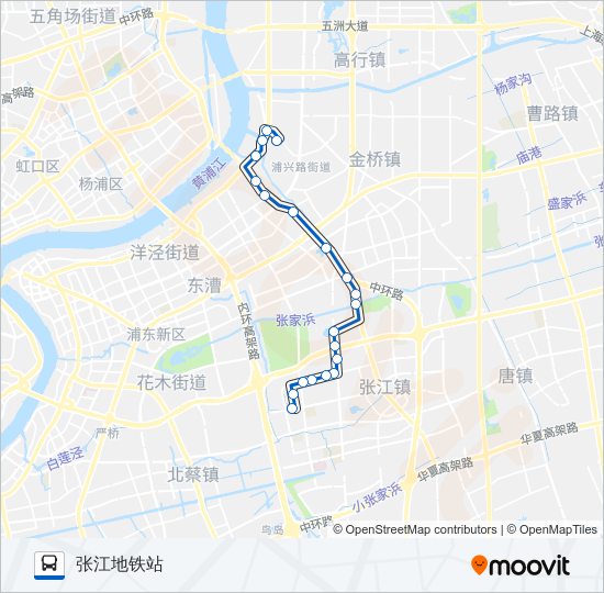 公交778路的线路图