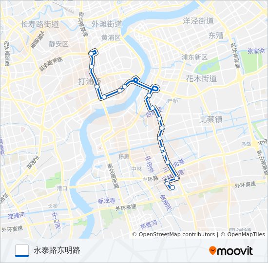 780路 bus Line Map