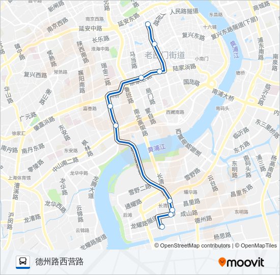 公交781路的线路图