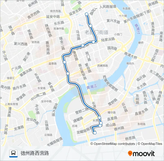 781路 Bus Line Map