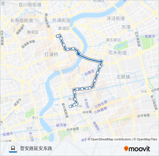 782路 bus Line Map