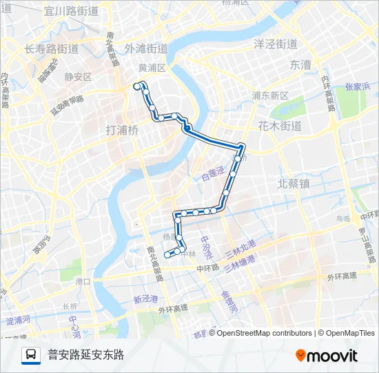 782路 Bus Line Map