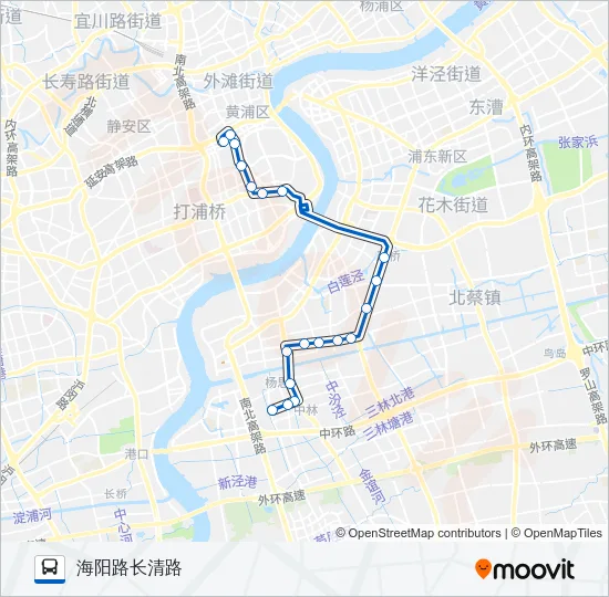 782路 Bus Line Map