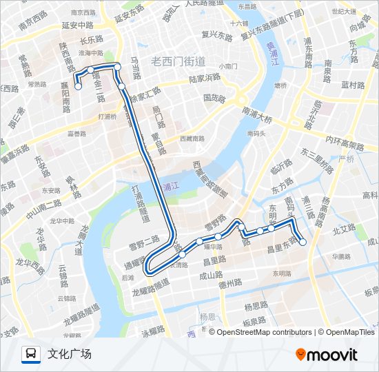 公交786路的线路图