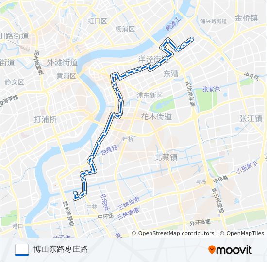 787路 bus Line Map