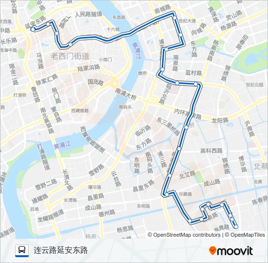 789路 Bus Line Map
