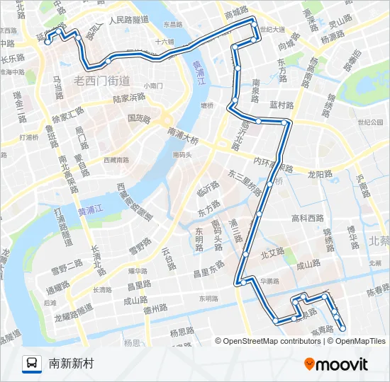 789路 Bus Line Map