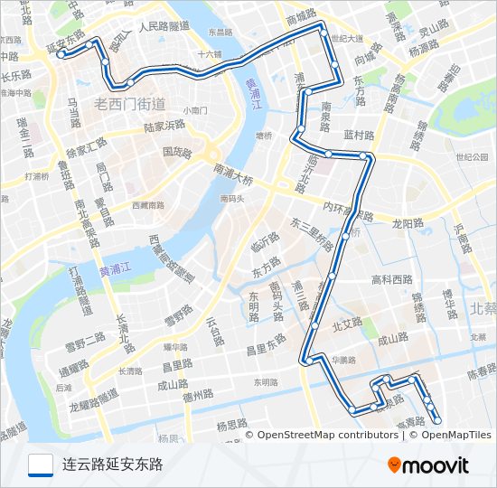 789路 bus Line Map