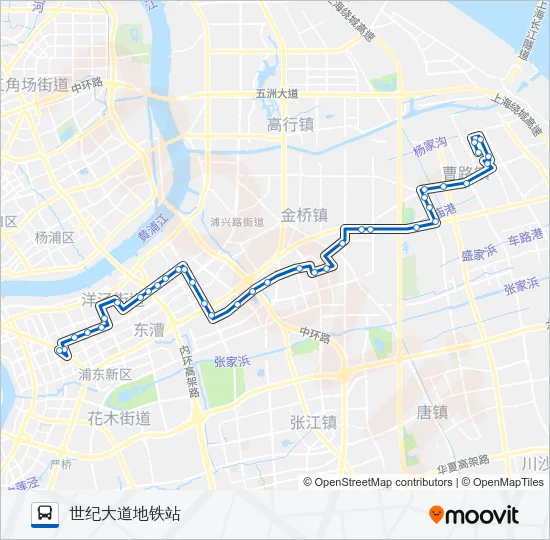790路 Bus Line Map