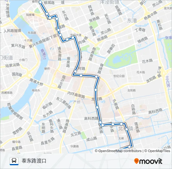 792路 Bus Line Map