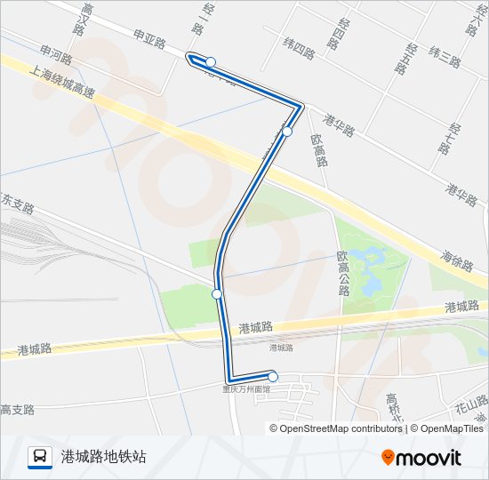 公交793路的线路图
