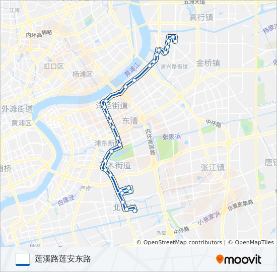 公交794路的线路图